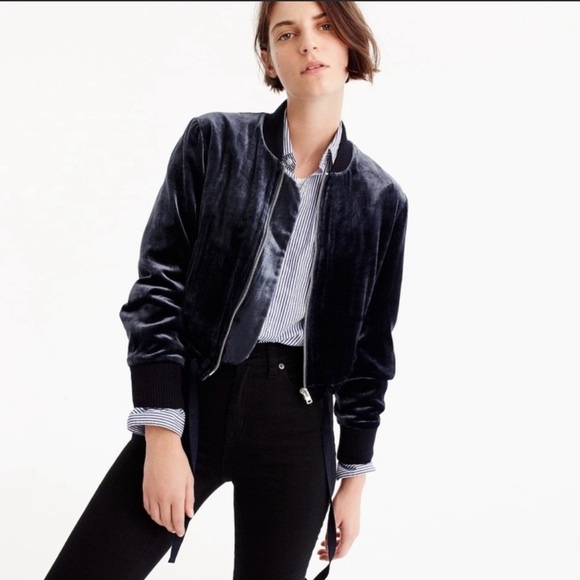 J. Crew Jackets & Blazers - NWTs J Crew Velvet Bomber Jacket
